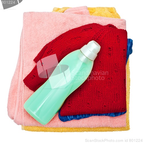 Image of Bottle on the clothes