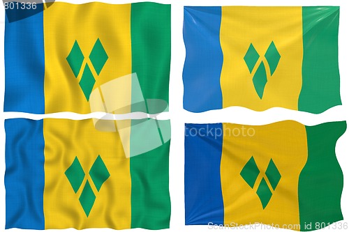 Image of Flag of Saint Vincent and the Grenadines