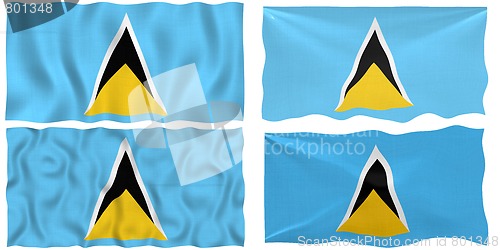 Image of Flag of Saint Lucia