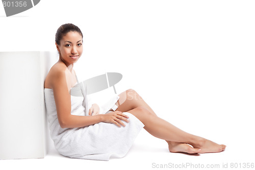 Image of Beauty spa girl