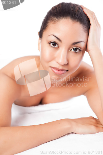 Image of Beauty spa woman