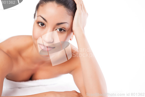 Image of Beauty spa woman