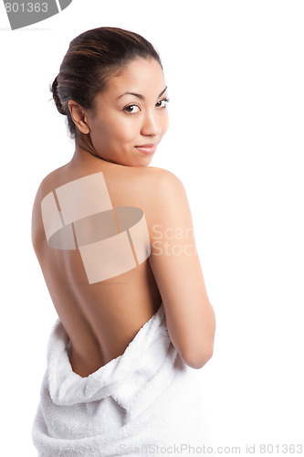 Image of Beauty spa girl