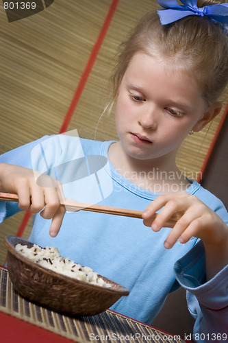 Image of Eating rice
