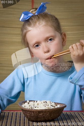 Image of Eating rice