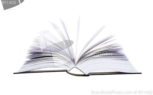 Image of Open book isolated