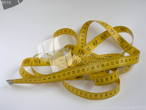 Image of Discarded tape measure.