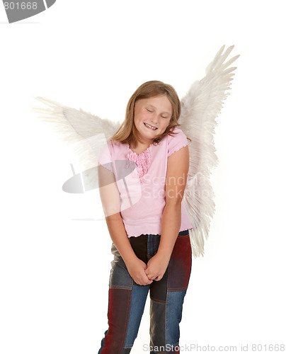 Image of innocent fairy angel girl 
