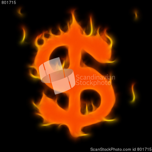 Image of Abstract symbol of dollar