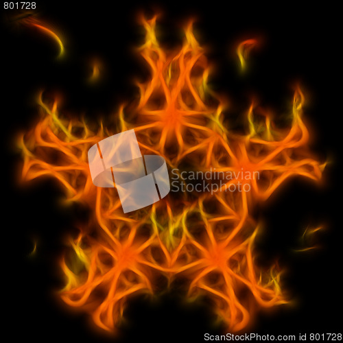 Image of Abstract of mystery pentagram-symbol