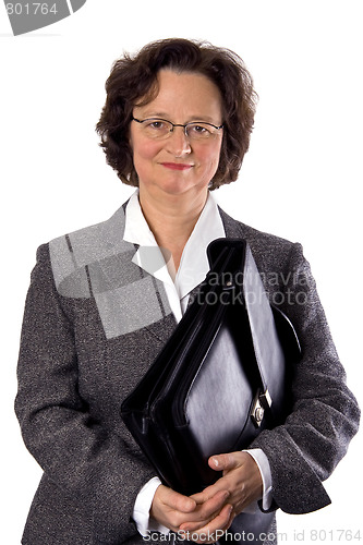 Image of Businesswoman with briefcase