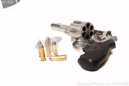 Image of Pistol and Bullets