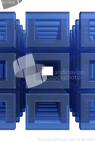 Image of abstract glass construction