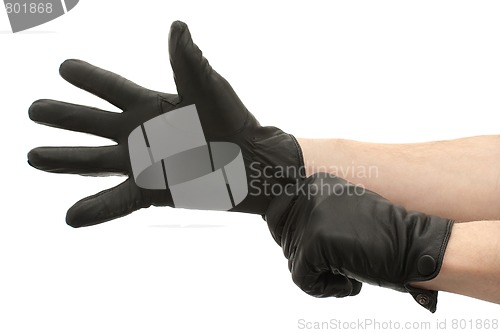 Image of Black gloves