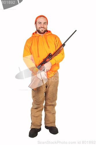 Image of Hunter and His Riffle