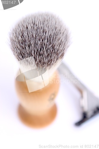 Image of Brush and razor