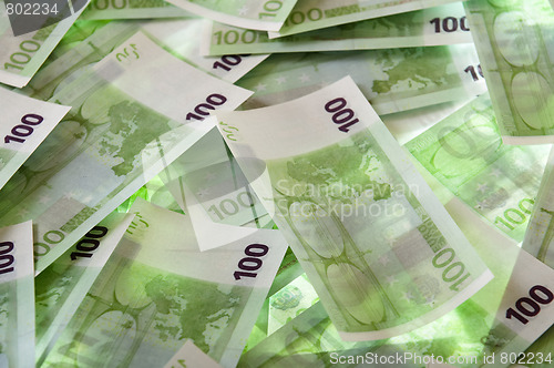 Image of euro banknotes