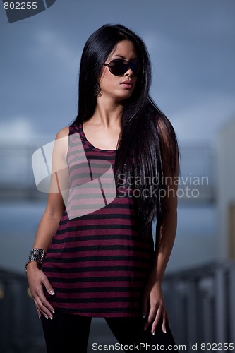 Image of Young attractive twenties asian woman