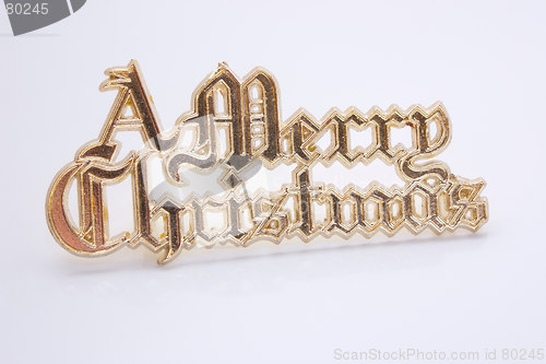 Image of merry christmas sign