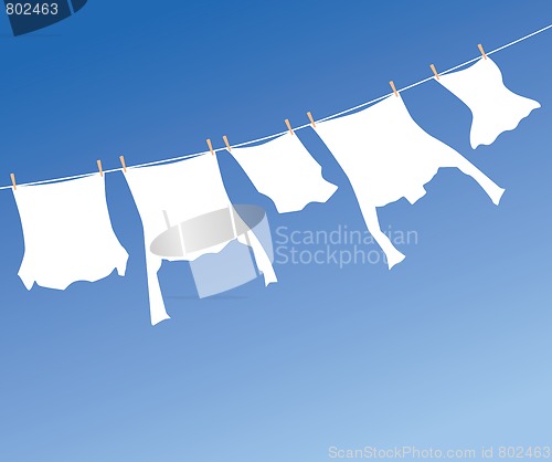 Image of White laundry