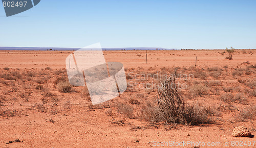 Image of australian red desert