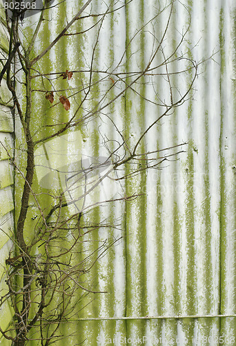 Image of grunge metal wall background