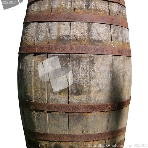 Image of Wooden barrel cask