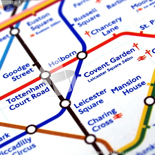 Image of Tube map of London underground