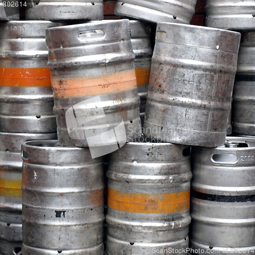 Image of Beer kegs