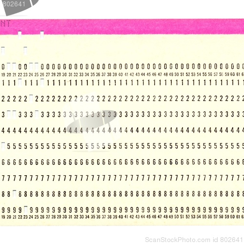 Image of Punched card