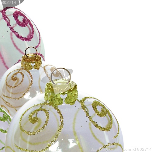 Image of Christmas baubles