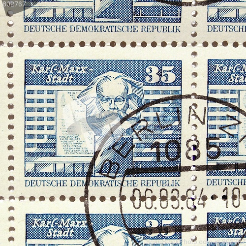 Image of German DDR stamps