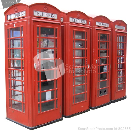 Image of London telephone box