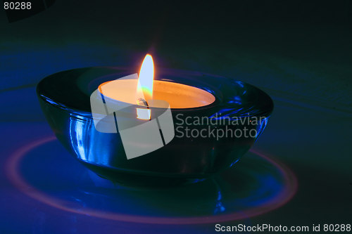 Image of candle in a holder