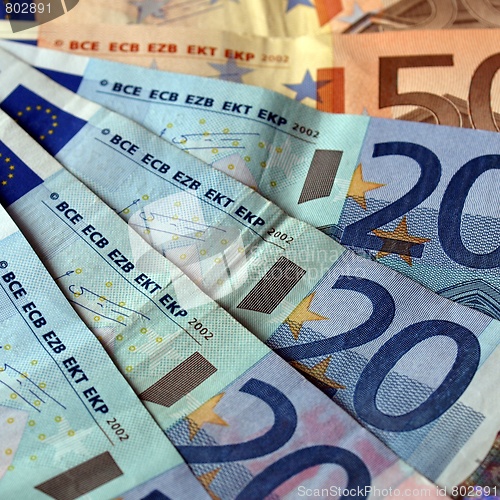 Image of Euro notes