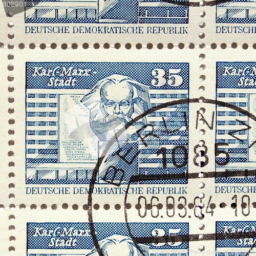 Image of German DDR stamps