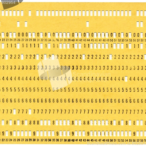 Image of Punched card