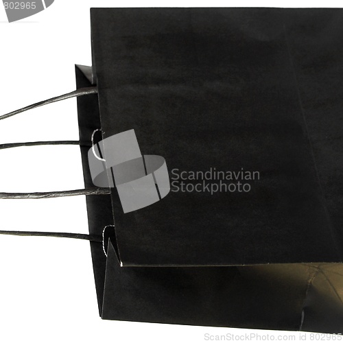 Image of Black shopper bag