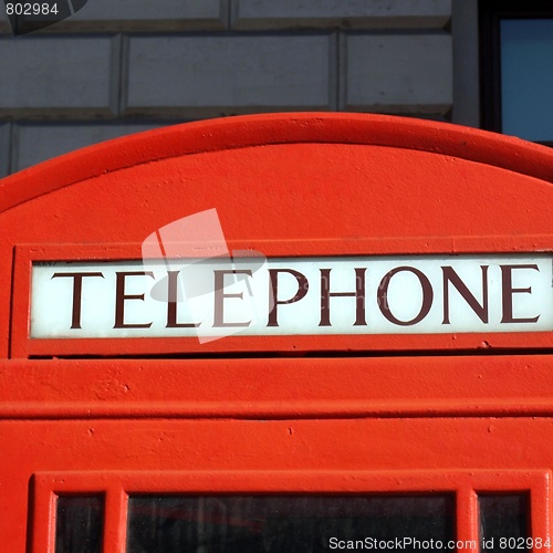 Image of London telephone box