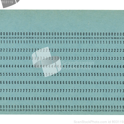 Image of Punched card