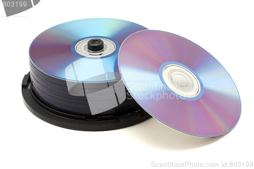 Image of Stack of dvds