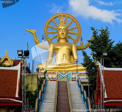 Image of big buddha on samui island, thailand