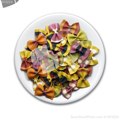 Image of Colorful pasta plate