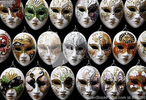 Image of venetian masks