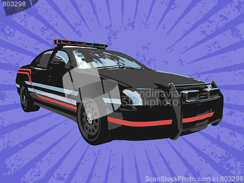 Image of Vector police car