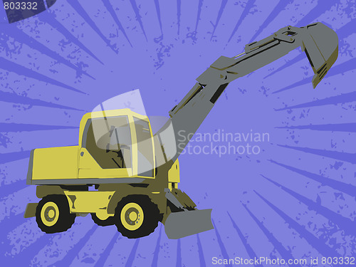 Image of Vector construction truck