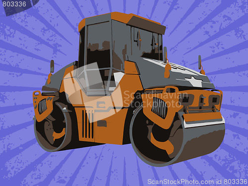 Image of Vector construction truck