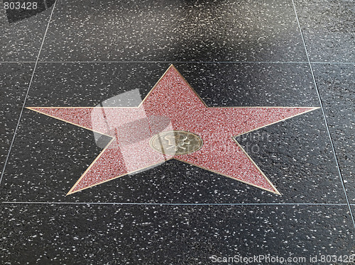 Image of Hollywood star