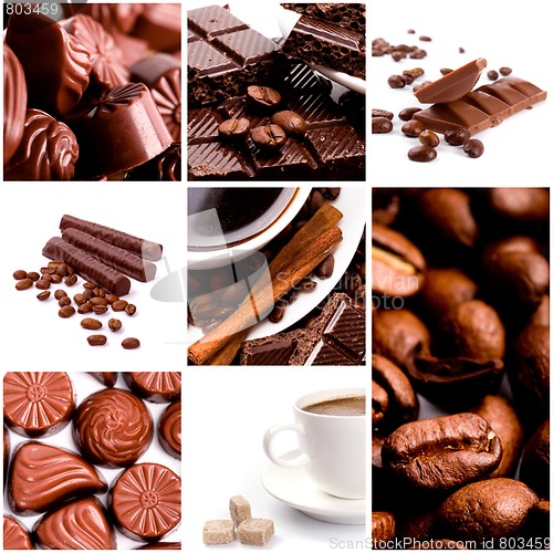 Image of coffee and chocolate