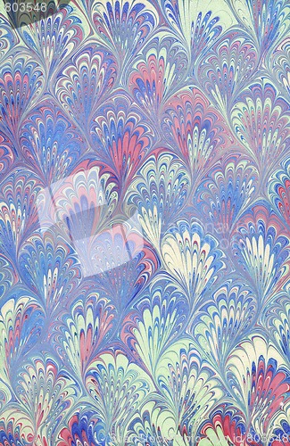 Image of Real marbled paper